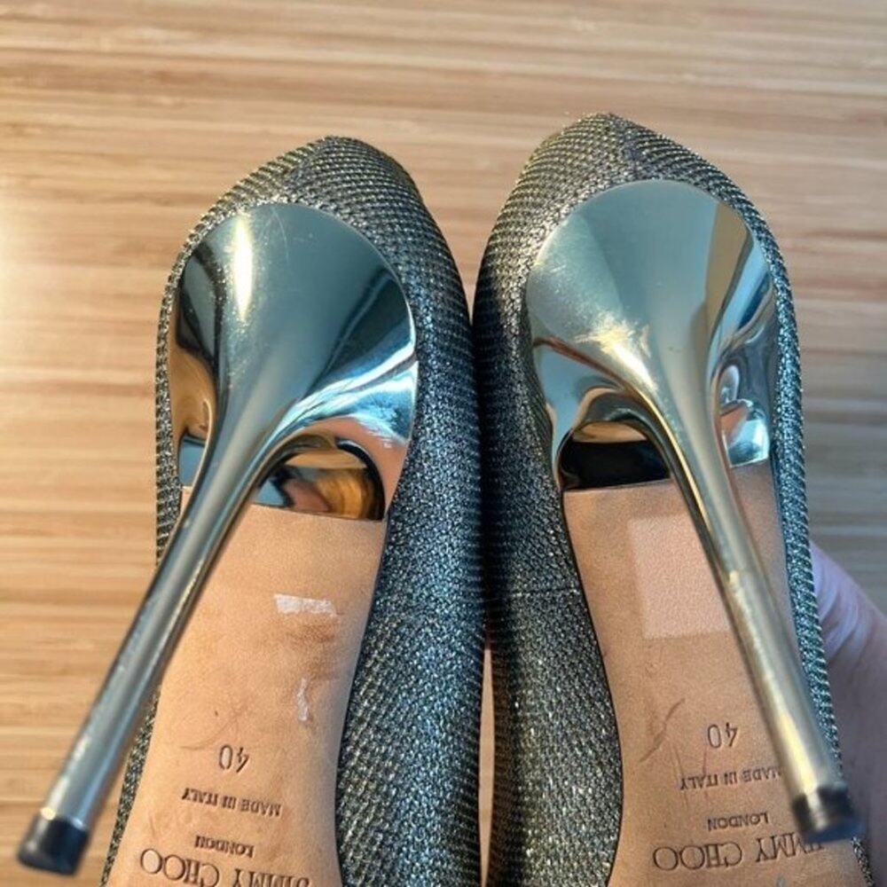 Jimmy Choo Silver and Gold Heels - Picture 7 of 11